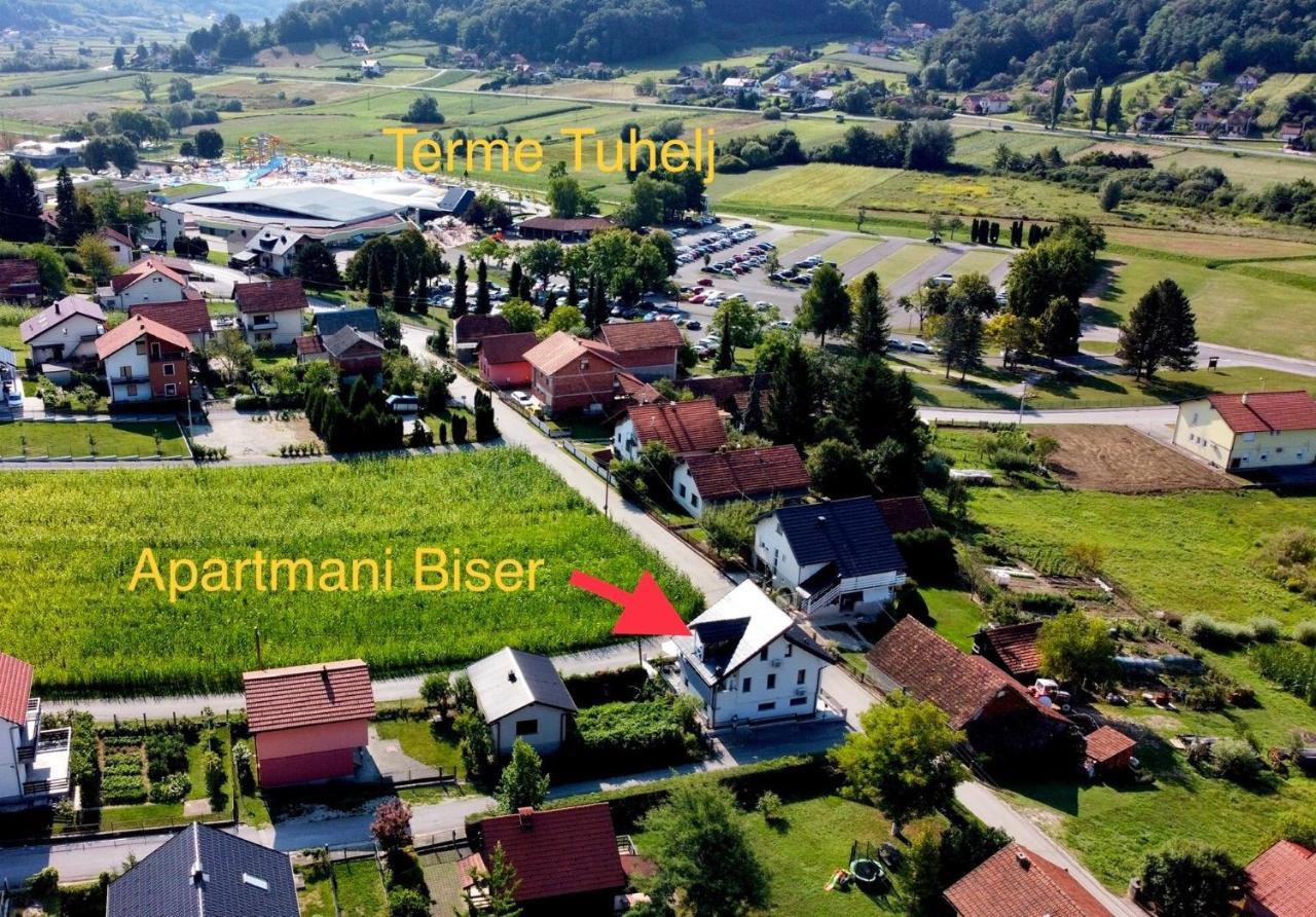 Studio Apartmani Biser 1, 2, 3 Deluxe Tuheljske Toplice Exteriör bild